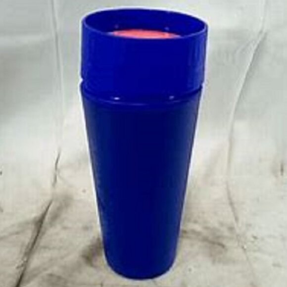 Tupperware 360° Commuter Mug Twist 'N Sip Travel Leakproof Cup 16 oz. Tokyo Blue - Picture 10 of 16